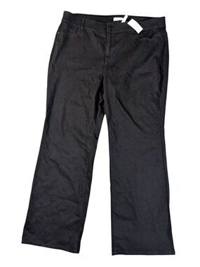 NWT Lane Bryant 26L Black Jeans Tighter Tummy Technology Tall Plus